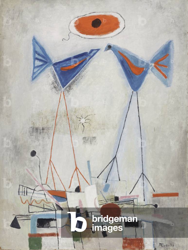"Stilt Birds", 20. Jahrhundert von Anneliese Everts