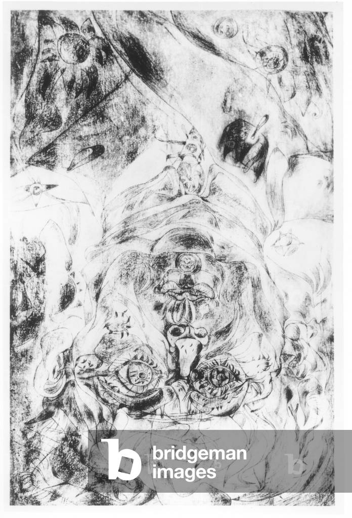 "Selbstporträt (s/w-Foto)", 20. Jahrhundert von Joan Miro, b/w