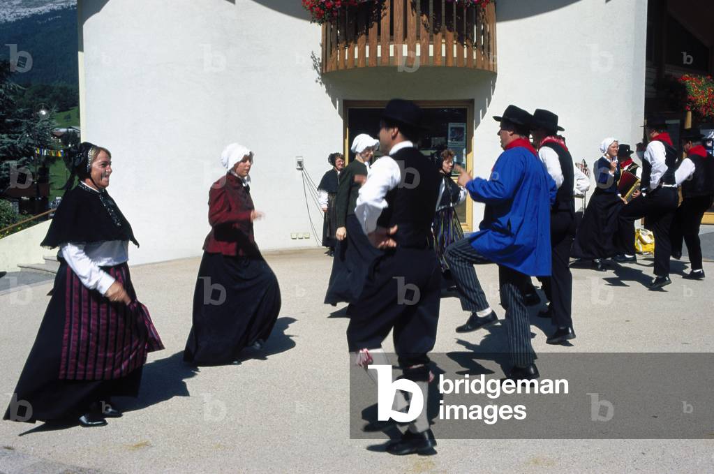 French folk dancers