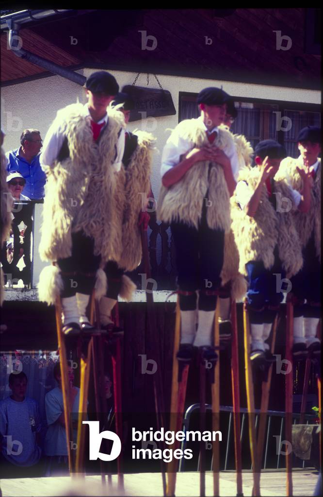 Stilt dancers