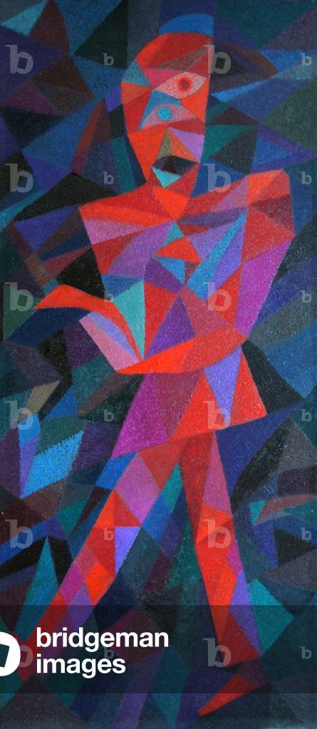 Split Tree Warrior 1, 1991 (oil on canvas)
