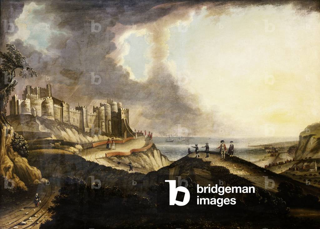 Veduta del Castello di Dover (olio su tela)