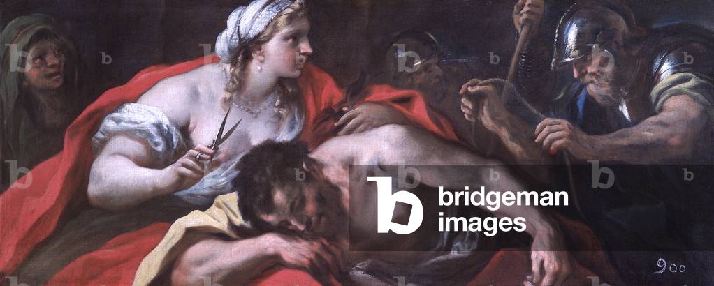 Samson und Delilah, c.1696 (öl auf leinwand)