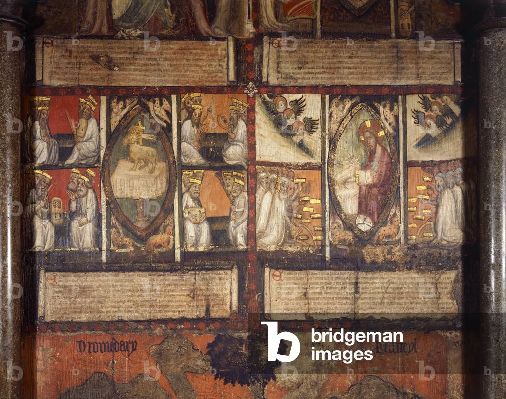 L Apocalisse di San Giovanni (intonaco dipinto)