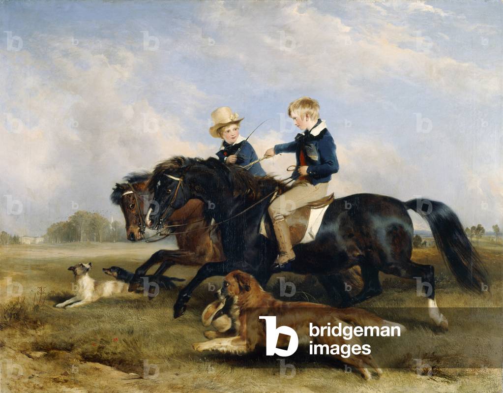 il hon. E. S. Russell e suo fratello (olio su tavola)