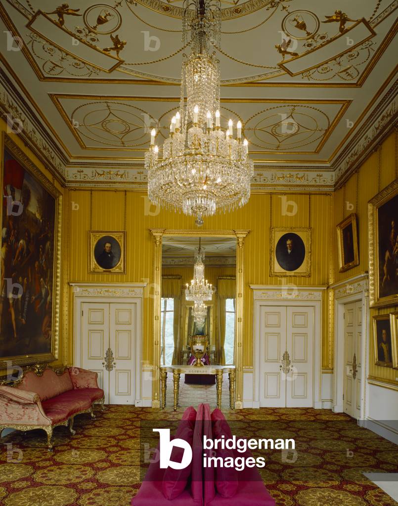 Veduta del portico da salotto guardando verso lo specchio parete nord (foto)