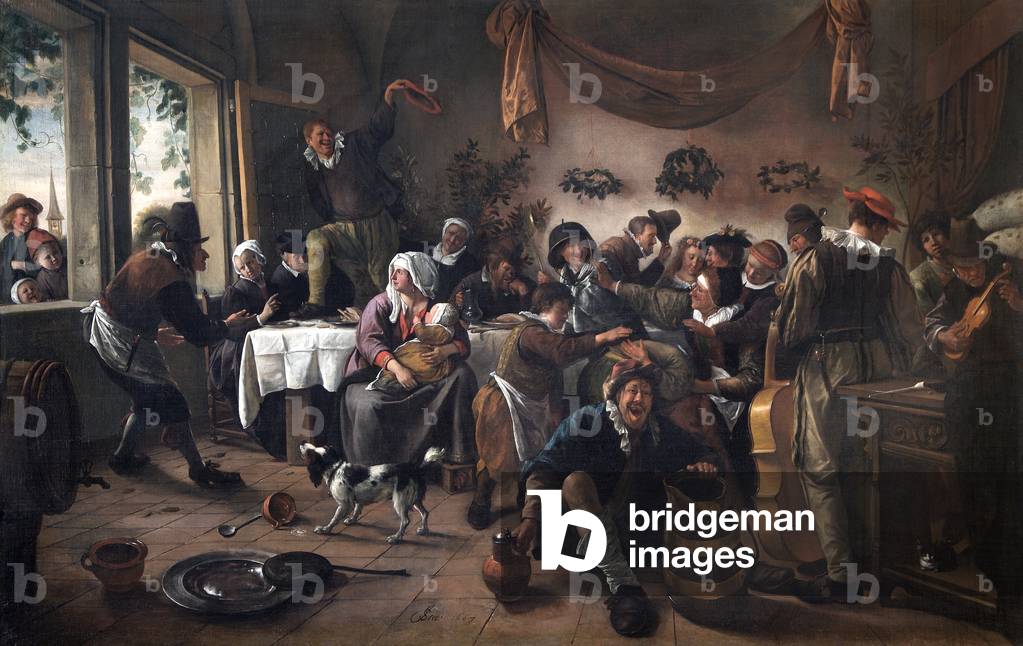 Una festa di nozze, 1667 (olio su tela)