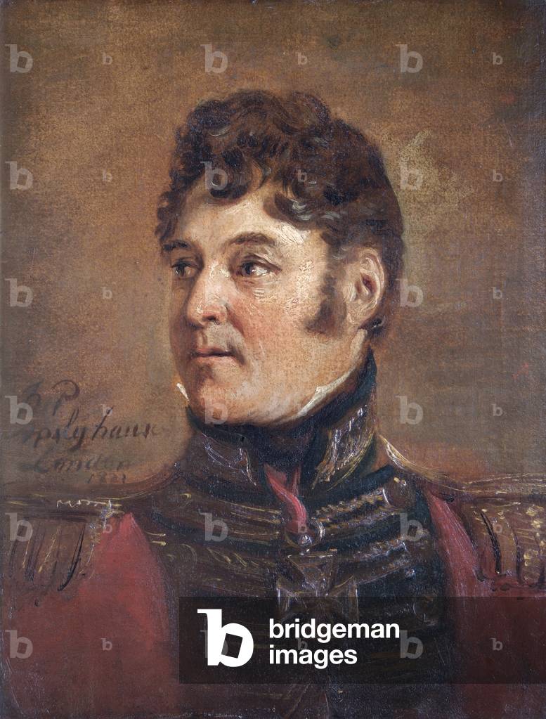 Immagine di Dipinto "Generale Sir Colin Halkett (olio su tela)", 19th Secolo di Jan Willem Pieneman