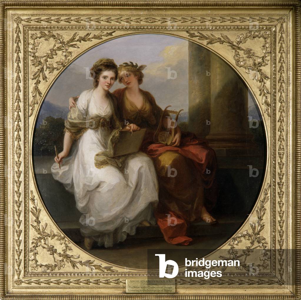 Der Künstler im Zeichen des Designs (Öl auf Leinwand)