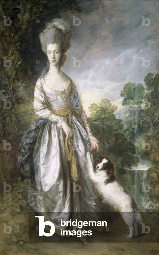 Bild von Gemälde "Lady Brisco", 1776 von Thomas Gainsborough