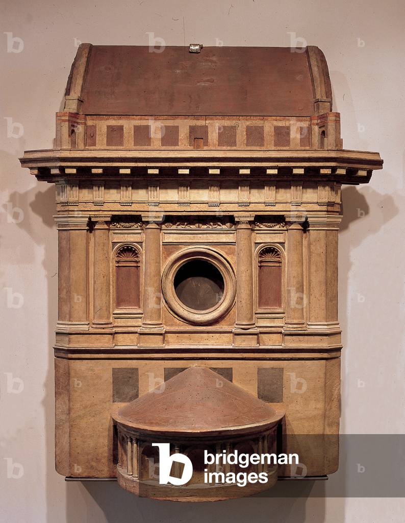 Tambour and balcony model the dome in Santa Maria del Fiore, 1507 - 1508 (painted wood)
