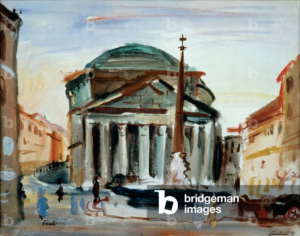 Pantheon, Rome, 1931 (oil on canvas)