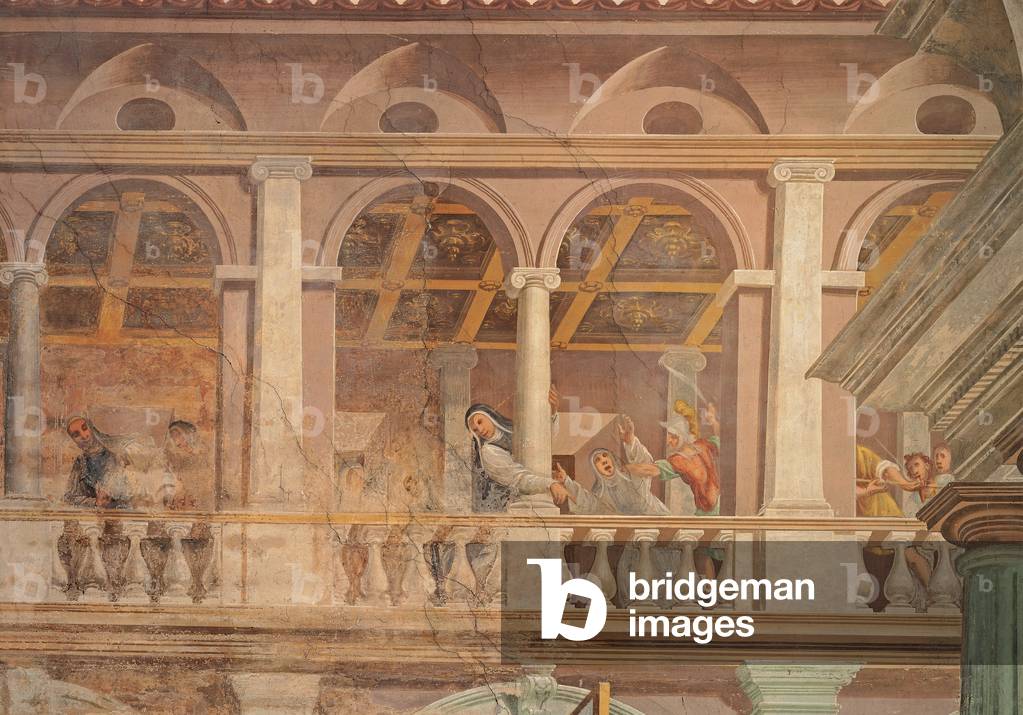 Martyrdom of Cistercian Nuns in Vittavia, Poland, (fresco)