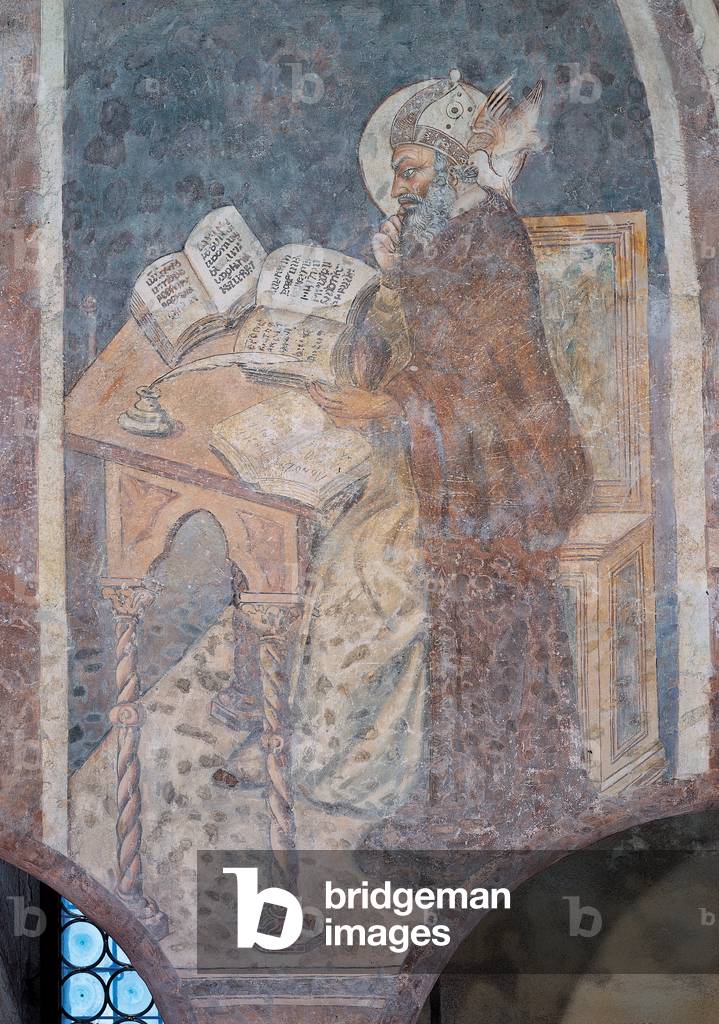 St Gregory, 1350 - 1355 (fresco)