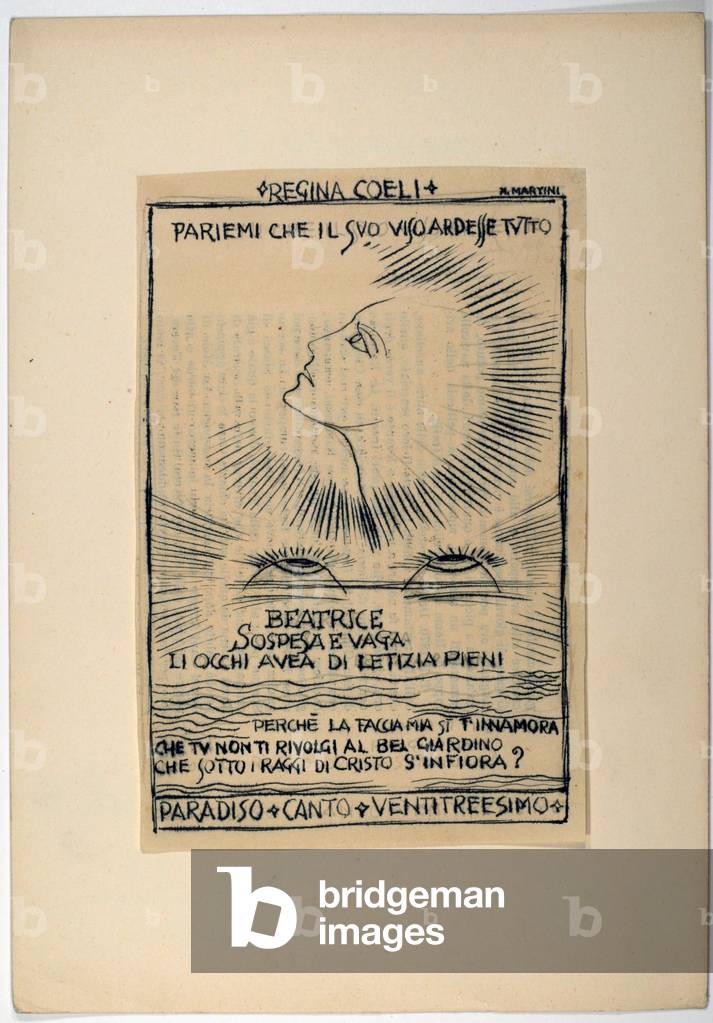 Dantesque Album (Album Dantesco), 1920-30 (pencil, Indian ink, gouache)