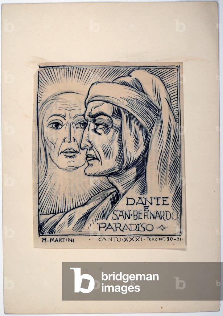 Dantesque Album (Album Dantesco), 1920-30 (pencil, Indian ink, gouache)