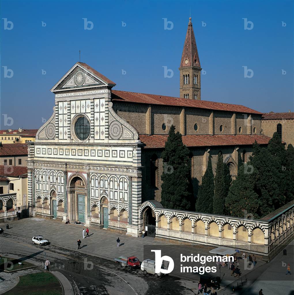 Santa Maria Novella Church - Florence, 1246 (polychrome marble on front)