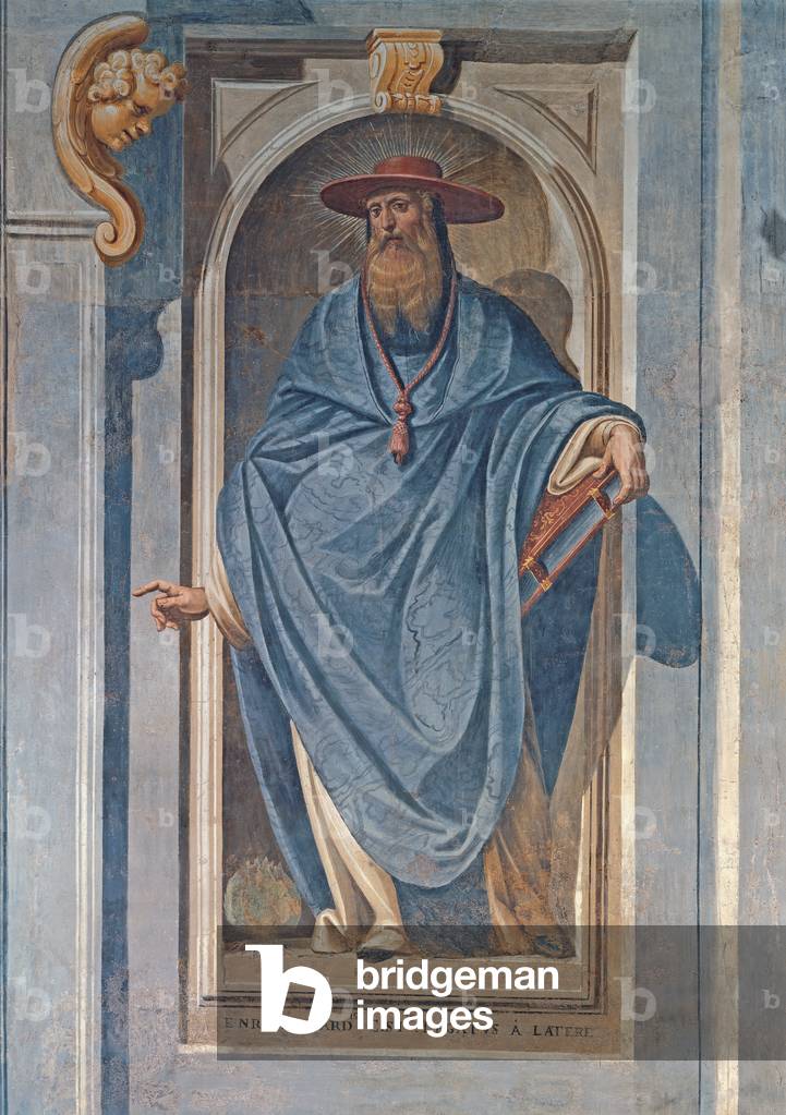 Cardinal Enrico, (fresco)