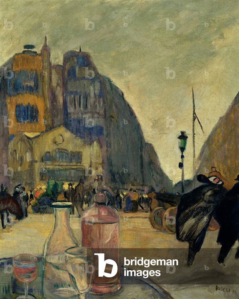 The Aperitif (or corner café), 1914 (oil on canvas)