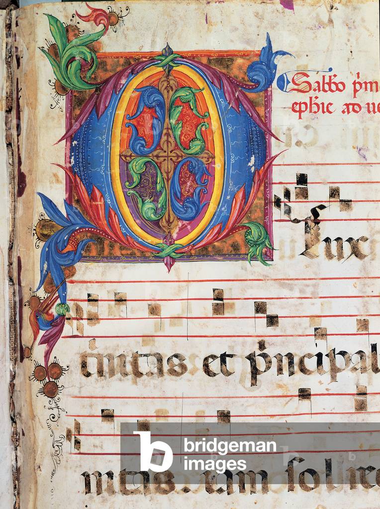 Diurnal and Nocturne Antiphonary from the First Saturday after Epiphany to Holy Saturday, (illuminated manuscript)