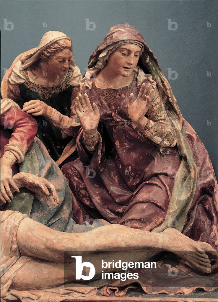 Lamentation over Dead Christ, 1495 - 1498 (polychrome terracotta)