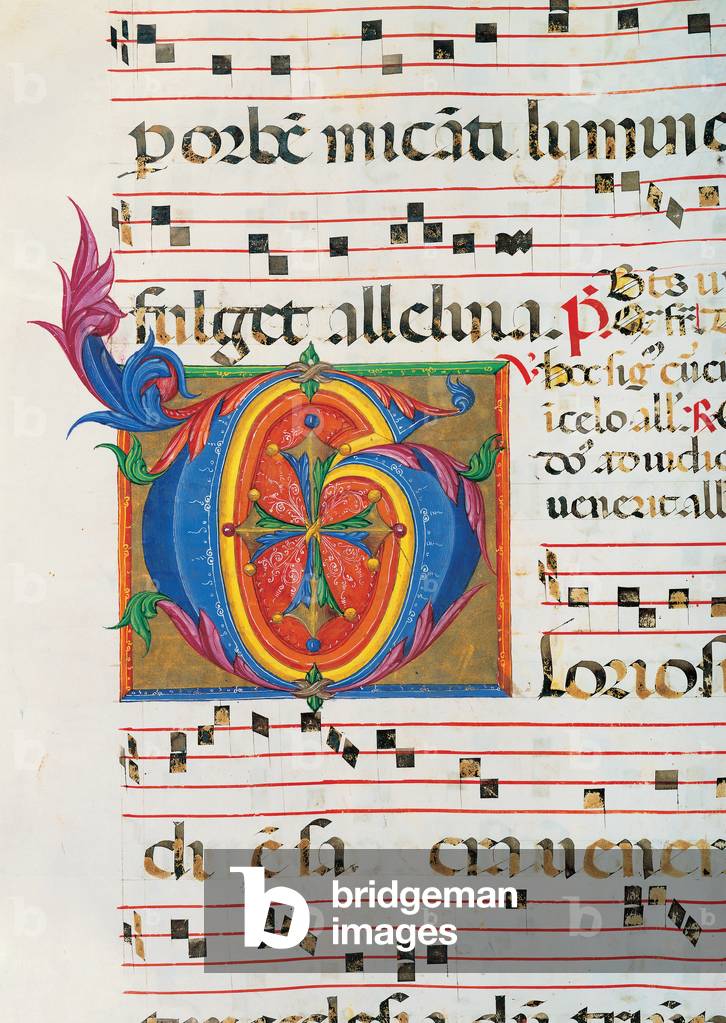 Day and night Antiphonary from Holy Saturday to the 10th Sunday after Pentecost, (illuminated manuscript)