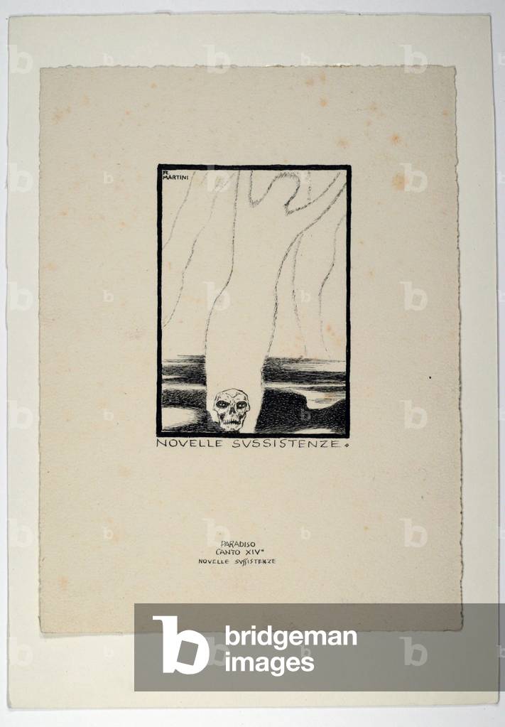 Dantesque Album (Album Dantesco), 1920-30 (pencil, Indian ink, gouache)