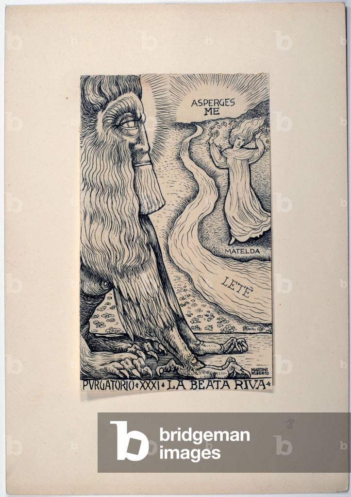 Dantesque Album (Album Dantesco), 1920-30 (pencil, Indian ink, gouache)