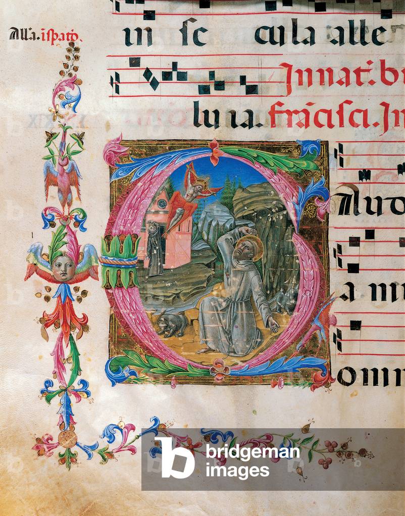 Proprio dei Santi gradual from St Andrew Apostle Eve to the Feast of pope Clement and Comune dei Santi gradual from an Apostle Eve to the dedication of the church, (illuminated manuscript)