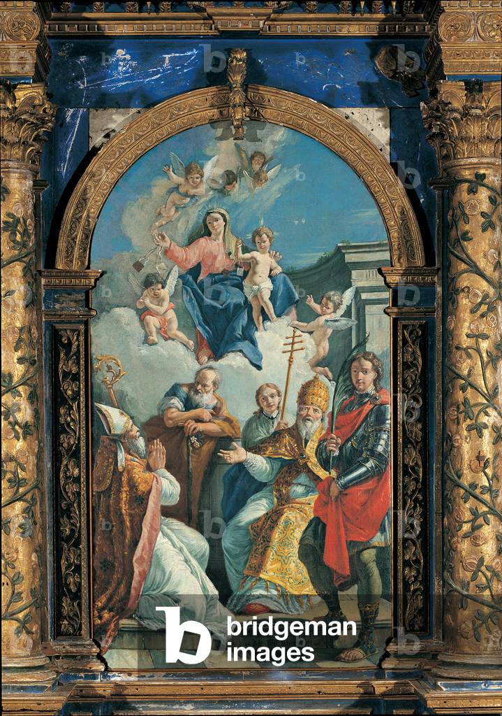 Madonna and Child with Saints (canvas)
