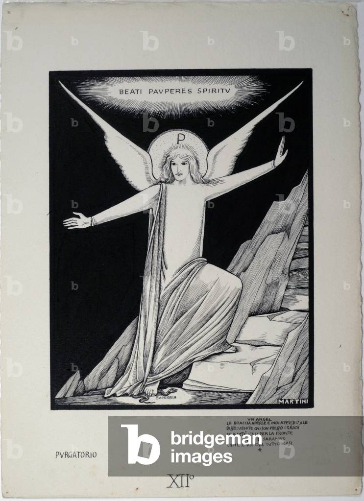 Dantesque Album (Album Dantesco), 1920-30 (pencil, Indian ink, gouache)