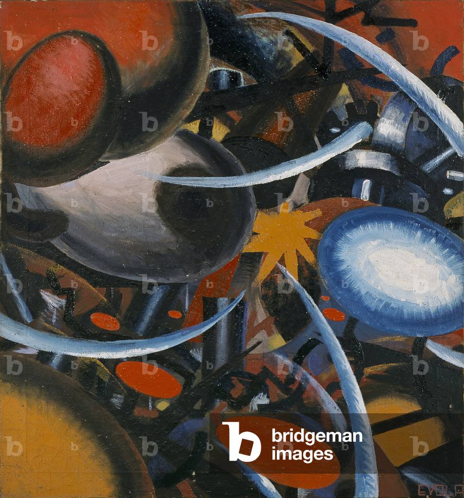 The Foundry Study of Noise, 1918 (oil on canvas)
