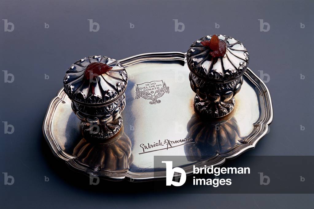 Desk writing set, 1920-25 (silver)