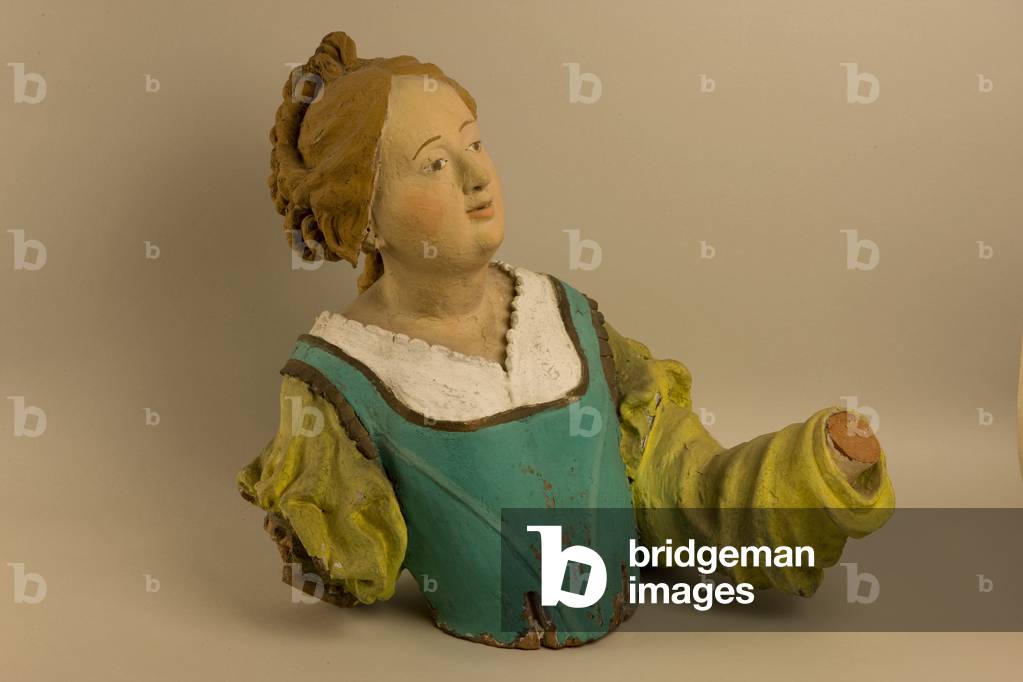 Female Bust (Busto femminile), by Pietro Giuseppe Auregio, 1711, 18th Century