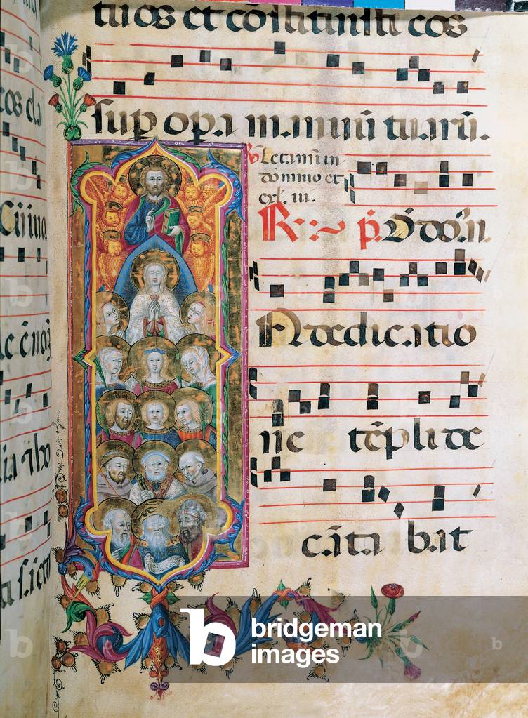 Day and night Antiphonary from the 6th Sunday after Pentecost to the Advent, (illuminated manuscript)