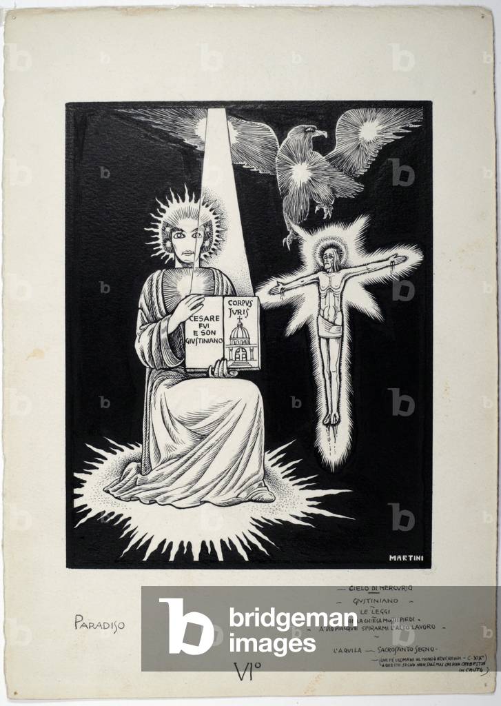 Dantesque Album (Album Dantesco), 1920-30 (pencil, Indian ink, gouache)
