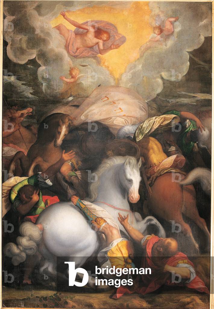 St Paul Falls from his Horse, 1584 (canvas)