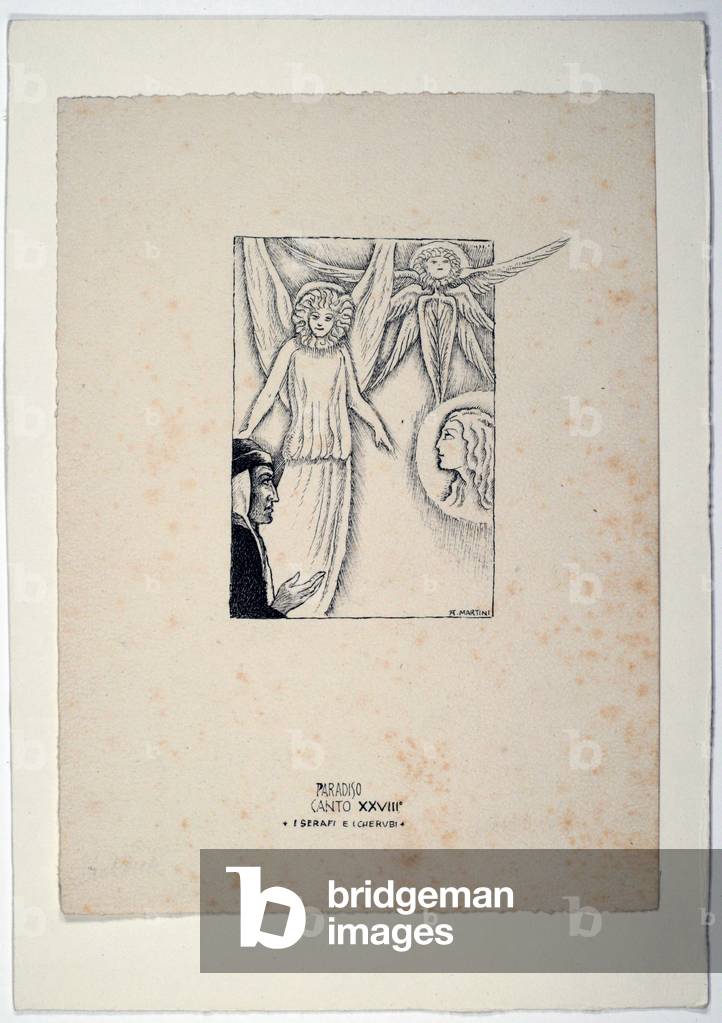 Dantesque Album (Album Dantesco), 1920-30 (pencil, Indian ink, gouache)