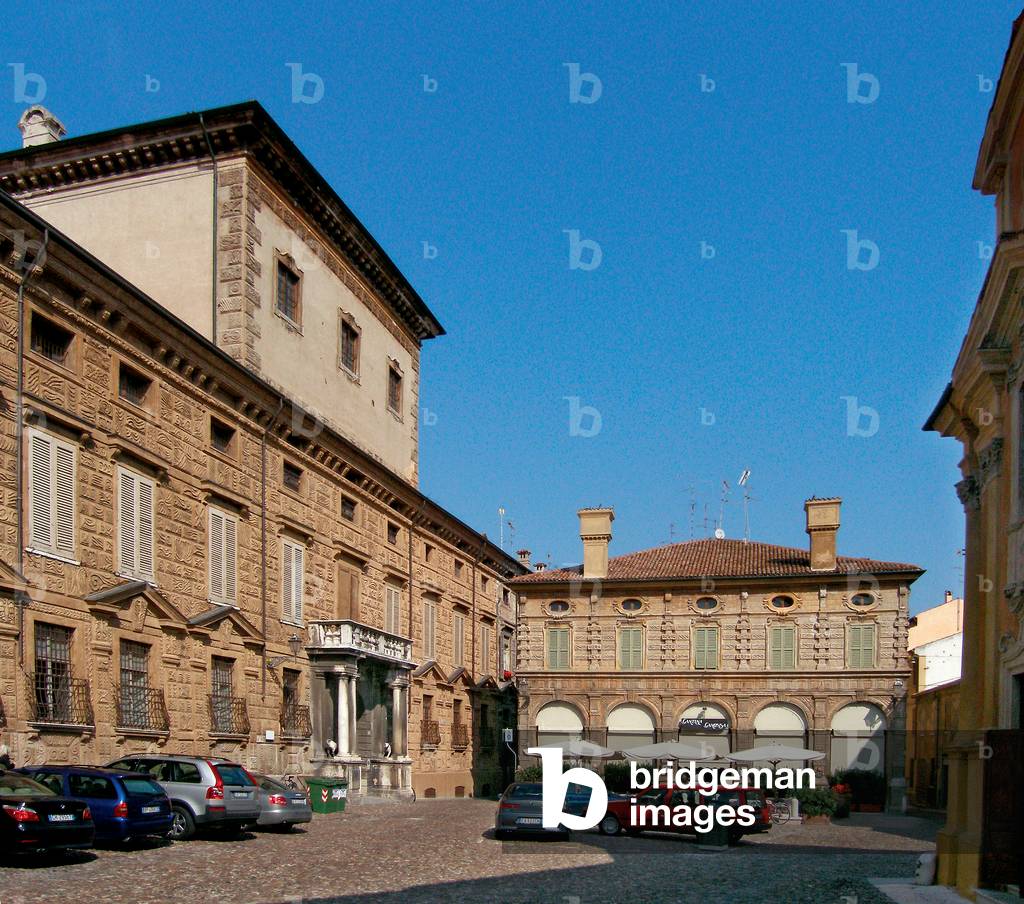 Piazza Canossa in Mantua,