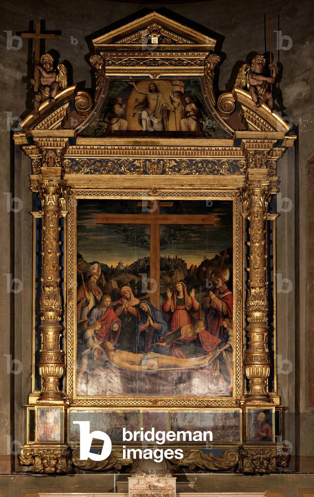 Lamentation of Christ, (oil on canvas)