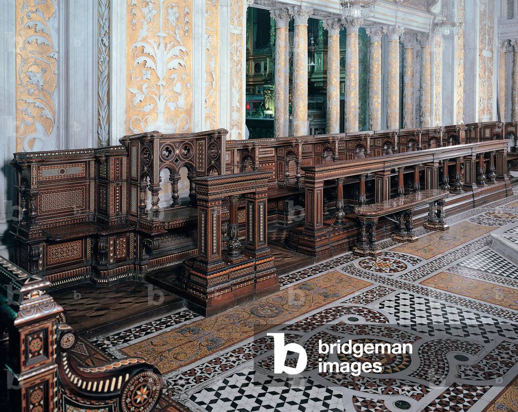 Wood chancel, 1900 (wood ivory inlaid)