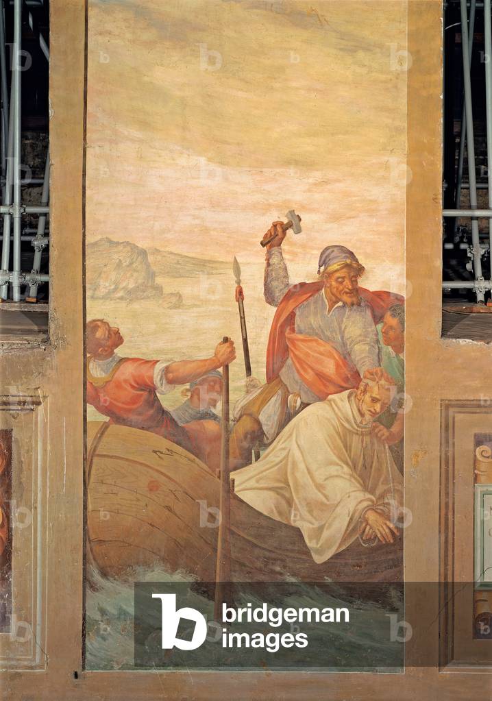 Martyrdom of a Cistercian Monk, (fresco)