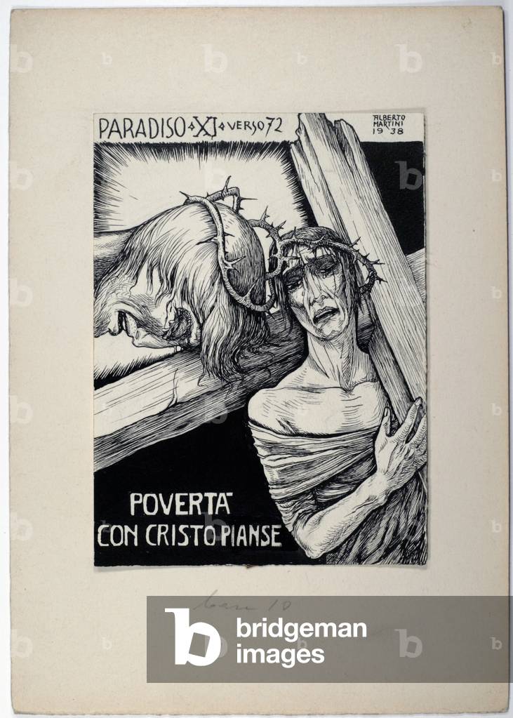 Dantesque Album (Album Dantesco), 1920-30 (pencil, Indian ink, gouache)