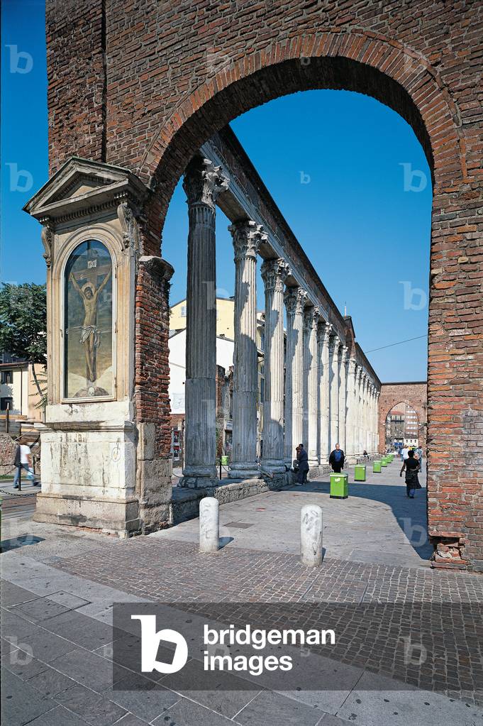 Basilica of San Lorenzo (Basilica di San Lorenzo), by Meda Giuseppe, Bassi Martino, Rinaldi Tolomeo, 364 - 402, 4th Century