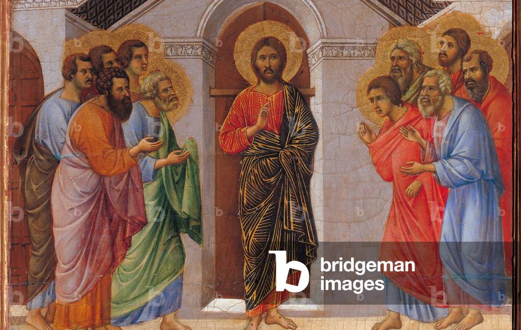 Image of Christ appears to the Apostles Behind Closed Doors