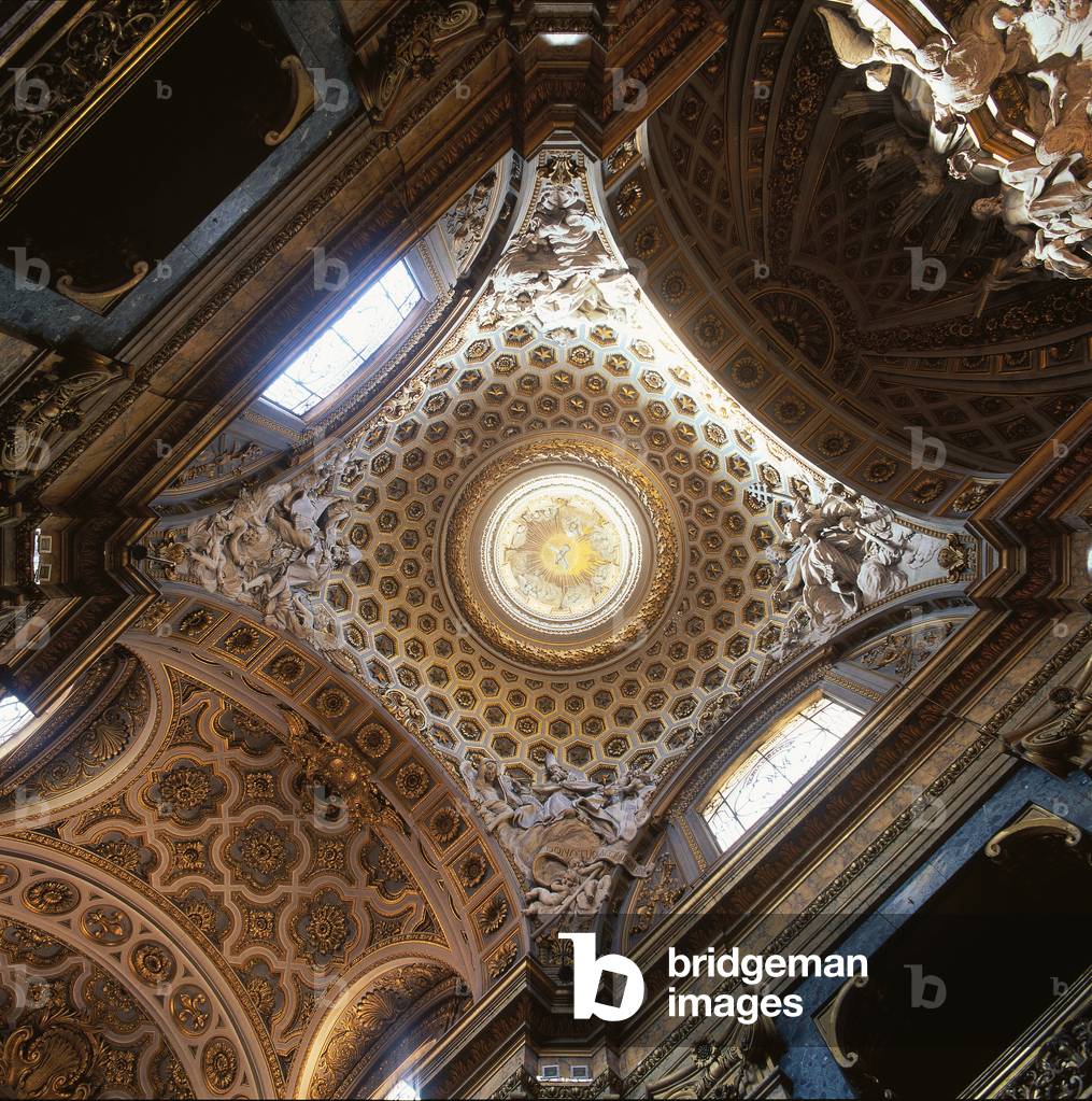 Church of St. Louis of the French (Chiesa di San Luigi dei Francesi), sketch by Giacomo Della Porta Giacomo and Domenico Fontana, 1518 - 1589, 16th Century