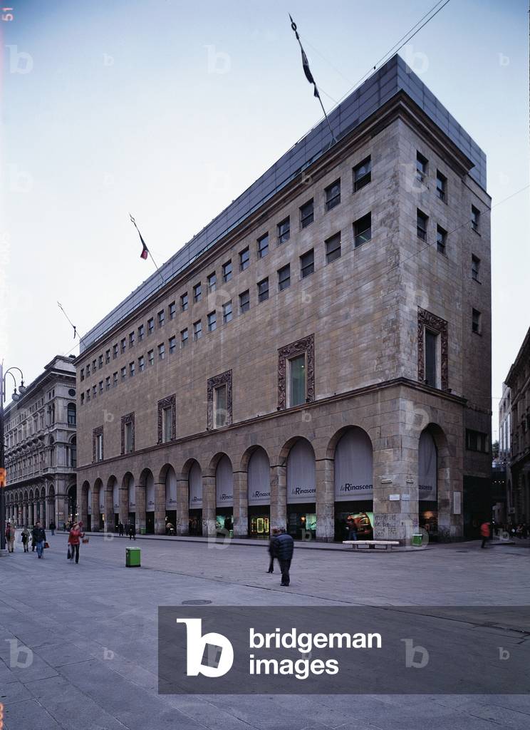 La Rinascente' stores (Magazzini 'La Rinascente'), by Reggiori Ferdinando, Molteni Aldo, 1948 - 1951, 20th Century