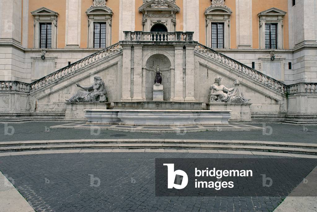 Fontana della Dea Roma (fountain), Piazza del Campidoglio, 1588