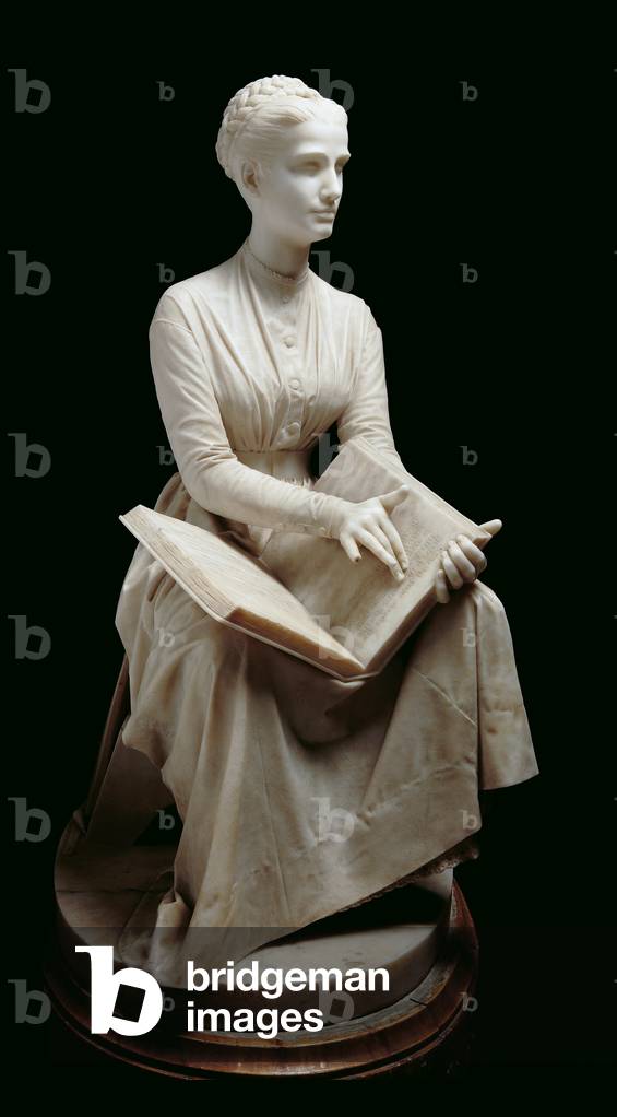 The Blind Reader (La cieca leggitrice), by Salvatore Grita, 1869, 19th Century