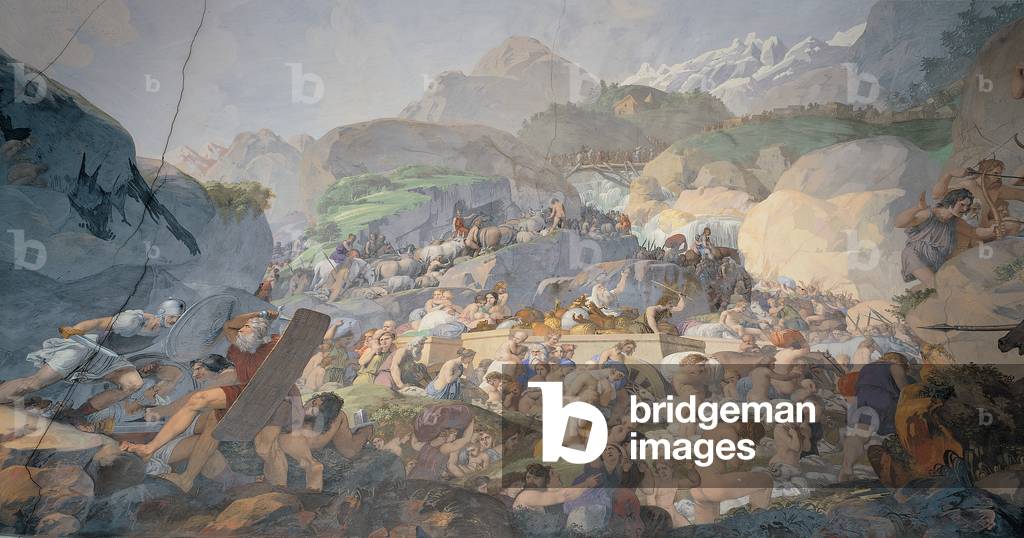 Battle, Fight, 1835 (fresco)